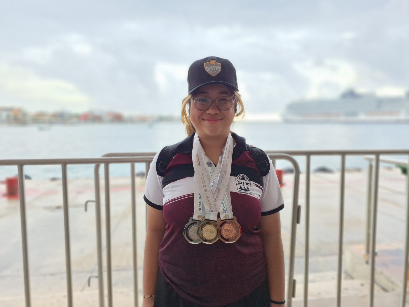 Luna Canto Burgos logra tres medallas para Quintana Roo en los juegos Paranacionales CONADE 2024