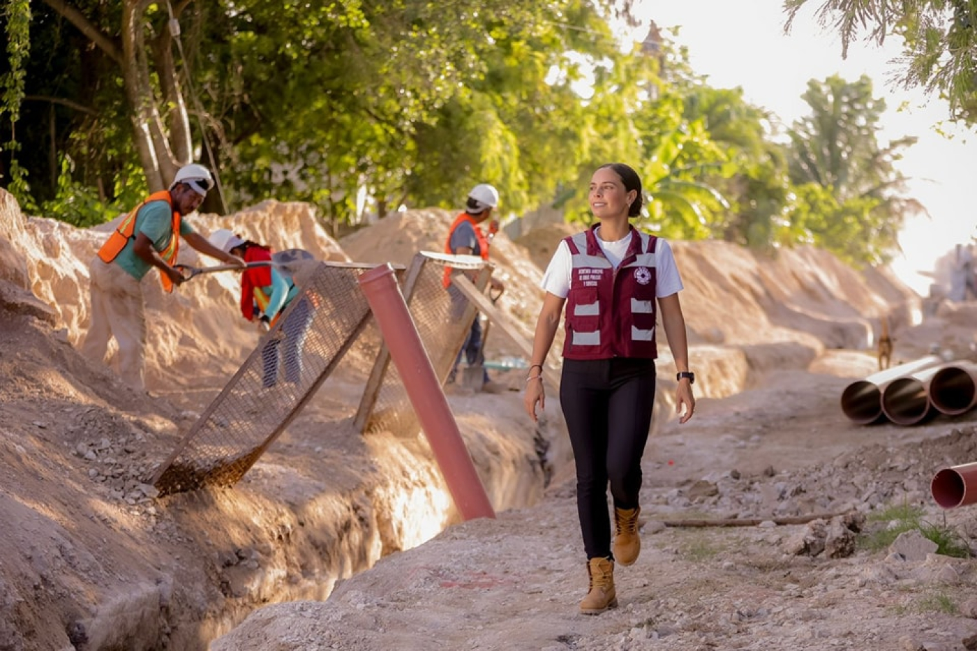 Destaca Ana Paty Peralta inversión histórica en infraestructura pública para Cancún