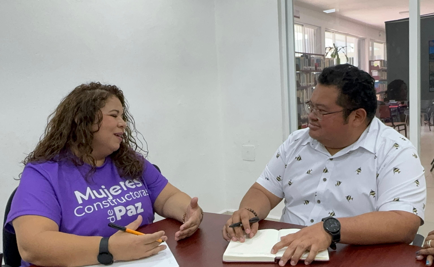 Trabajan Chacón y Mary Hadad del IQM en Agenda de Género para Cozumel