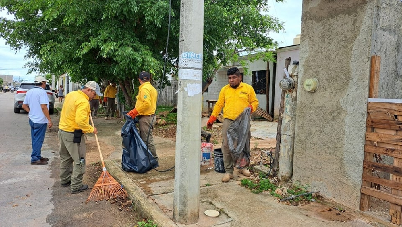 Brigadistas forestales se suman al apoyo ante las inundaciones en Chetumal