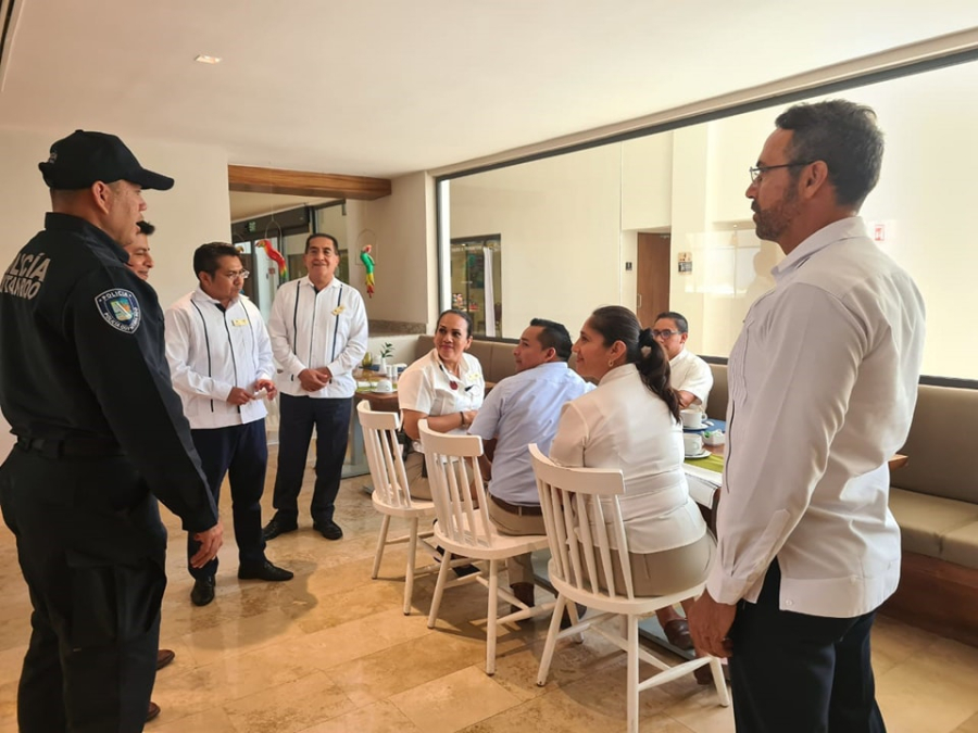 Se suman más hoteles a estrategias de seguridad en Puerto Morelos