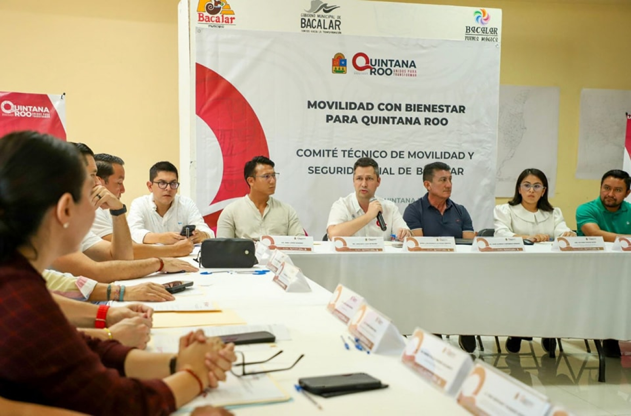 IMOVEQROO instala el Comité Técnico de Movilidad y Seguridad Vial en Bacalar