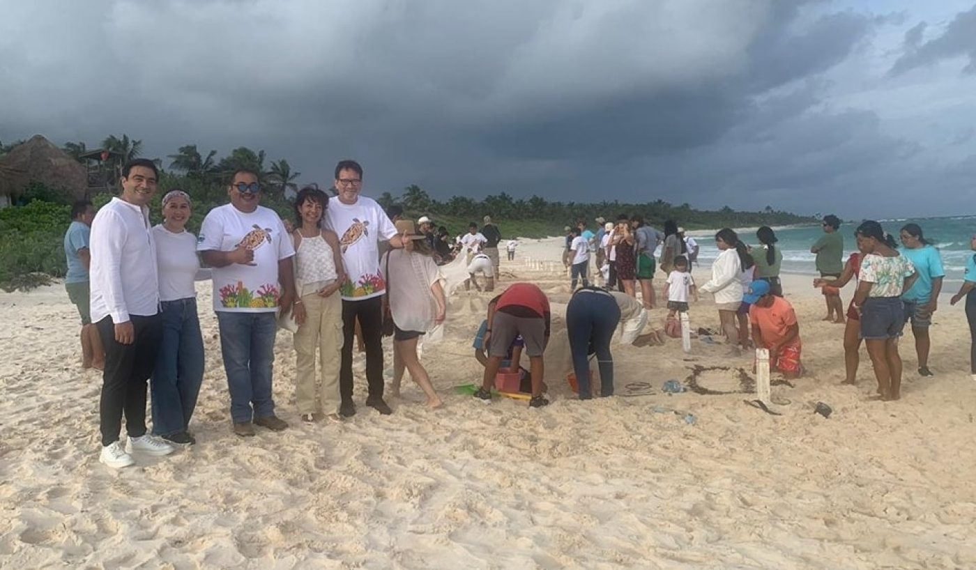 Celebran 22ª edición del Festival de la Tortuga Marina en el Santuario Xcacel-Xcacelito