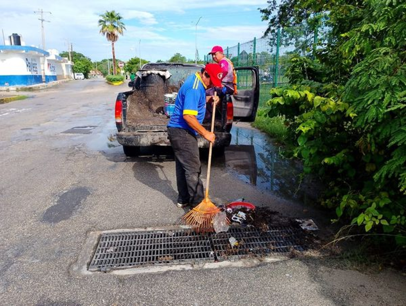 Gobierno de Juanita Alonso realiza trabajos de limpieza para evitar afectaciones por las lluvias