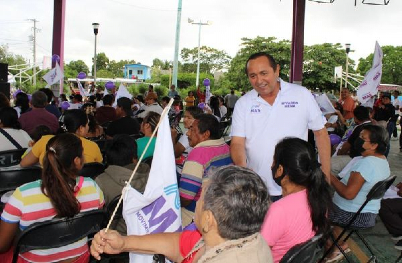 Destaca Nivardo Mena campaña de propuestas, no de ataques