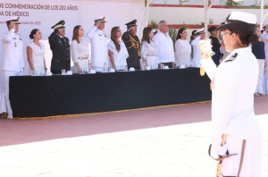 Atenea Gómez Ricalde reconoce la labor de la Armada de México durante su 202º Aniversario