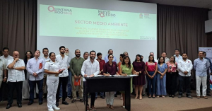 Presentan Estrategia Integral para el Manejo y Aprovechamiento del Sargazo en Quintana Roo
