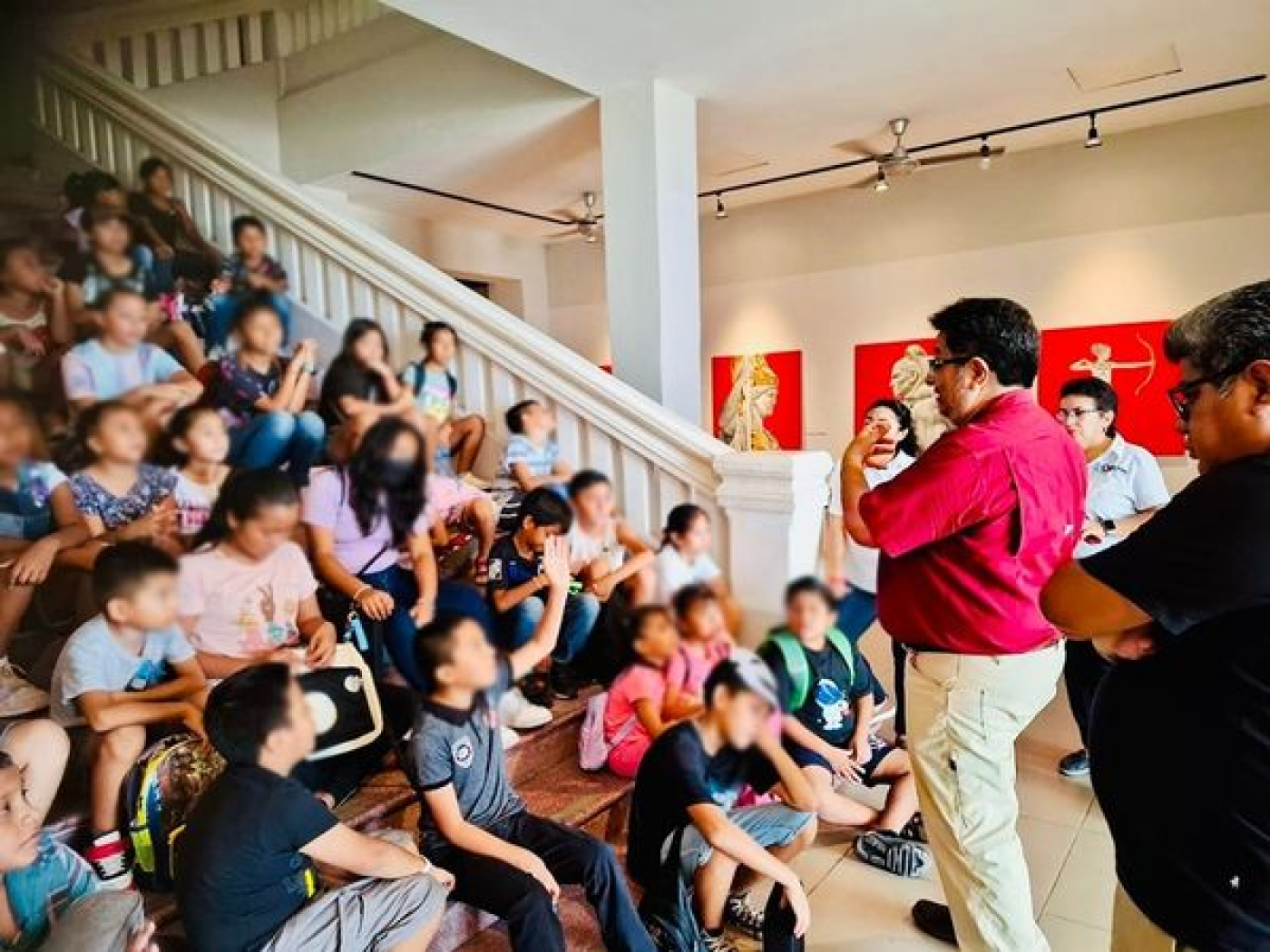 Conmemora la FPMC el Día Internacional de los  Museos con la visita de la niñez cozumeleña