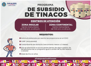 Gobierno Municipal de Isla Mujeres continúa con el Programa de Subsidio de Tinacos