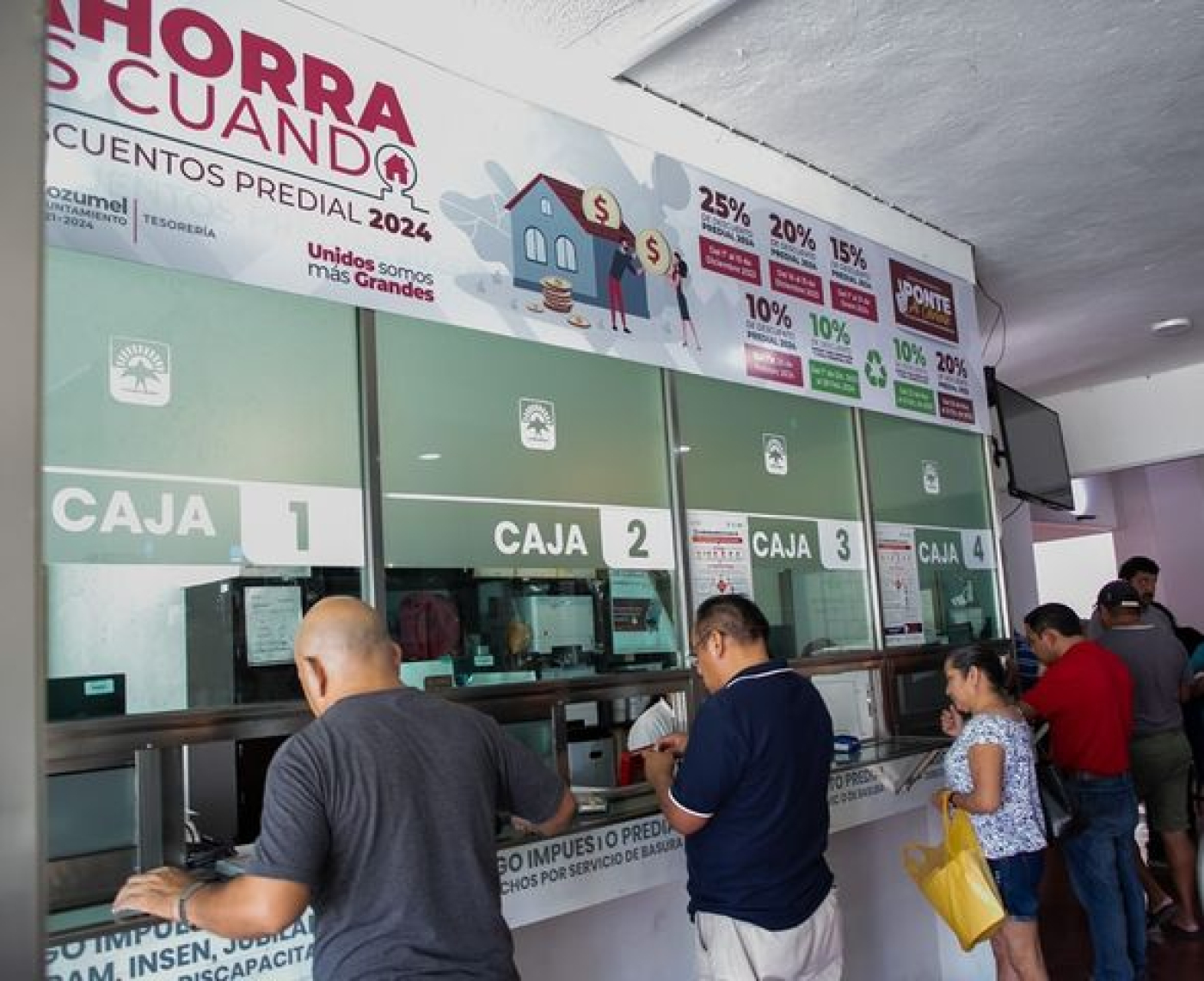 Las cajas de tesorería cerrarán por trabajos de entrega recepción