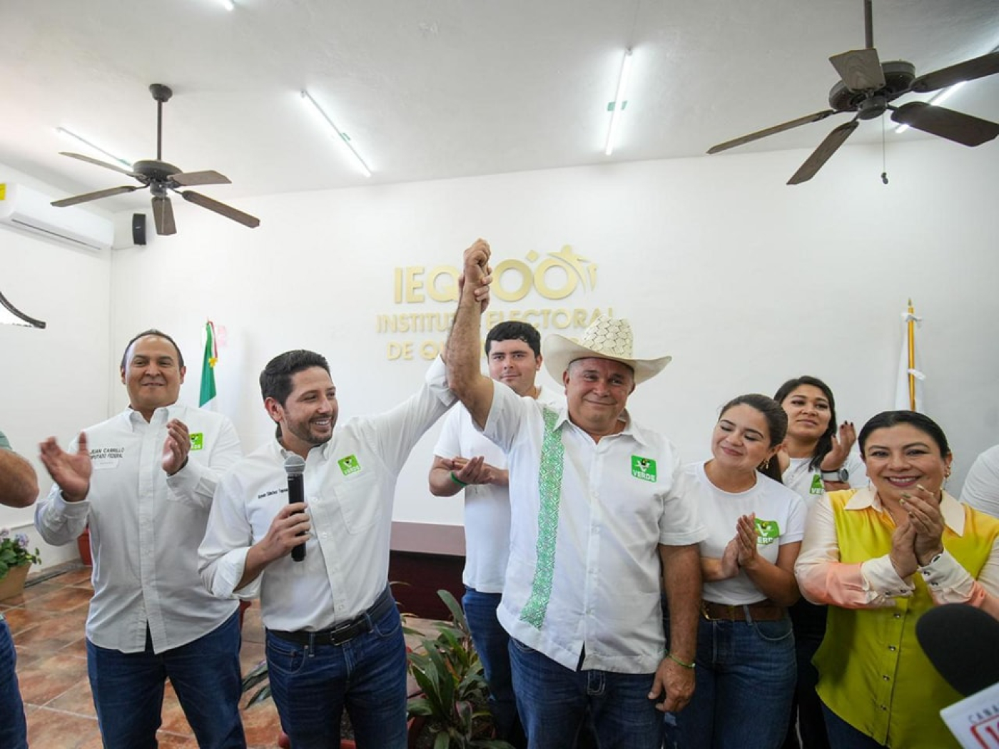 Con Luis Carrillo en José María Morelos, el futuro de la 4T es Verde: Renán Sánchez