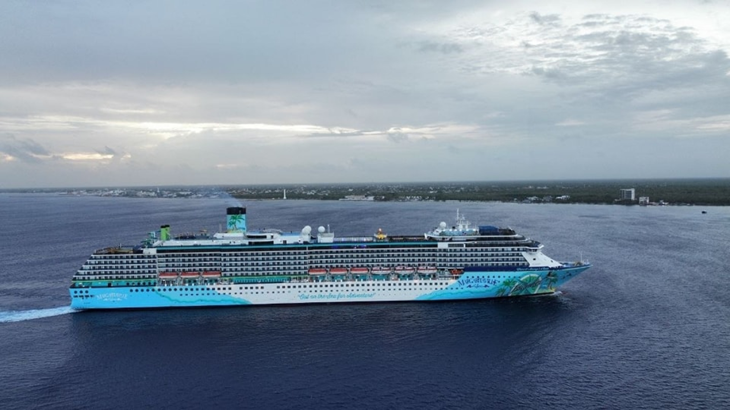 Arriba a Cozumel el crucero turístico más nuevo de la compañía “Margaritaville”