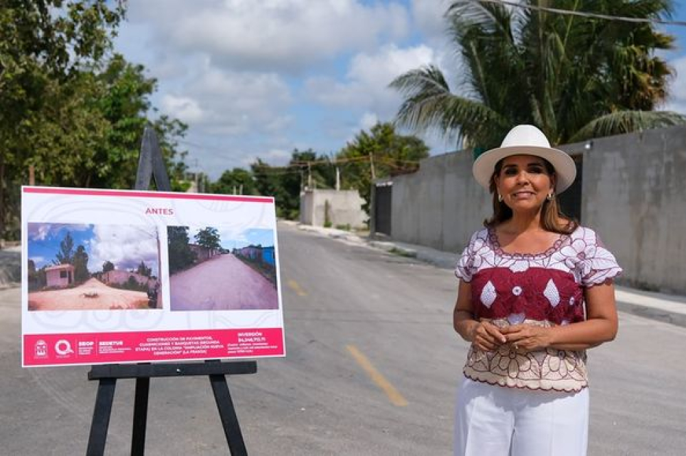 Fortalece Mara Lezama la infraestructura y el bienestar social en Chetumal