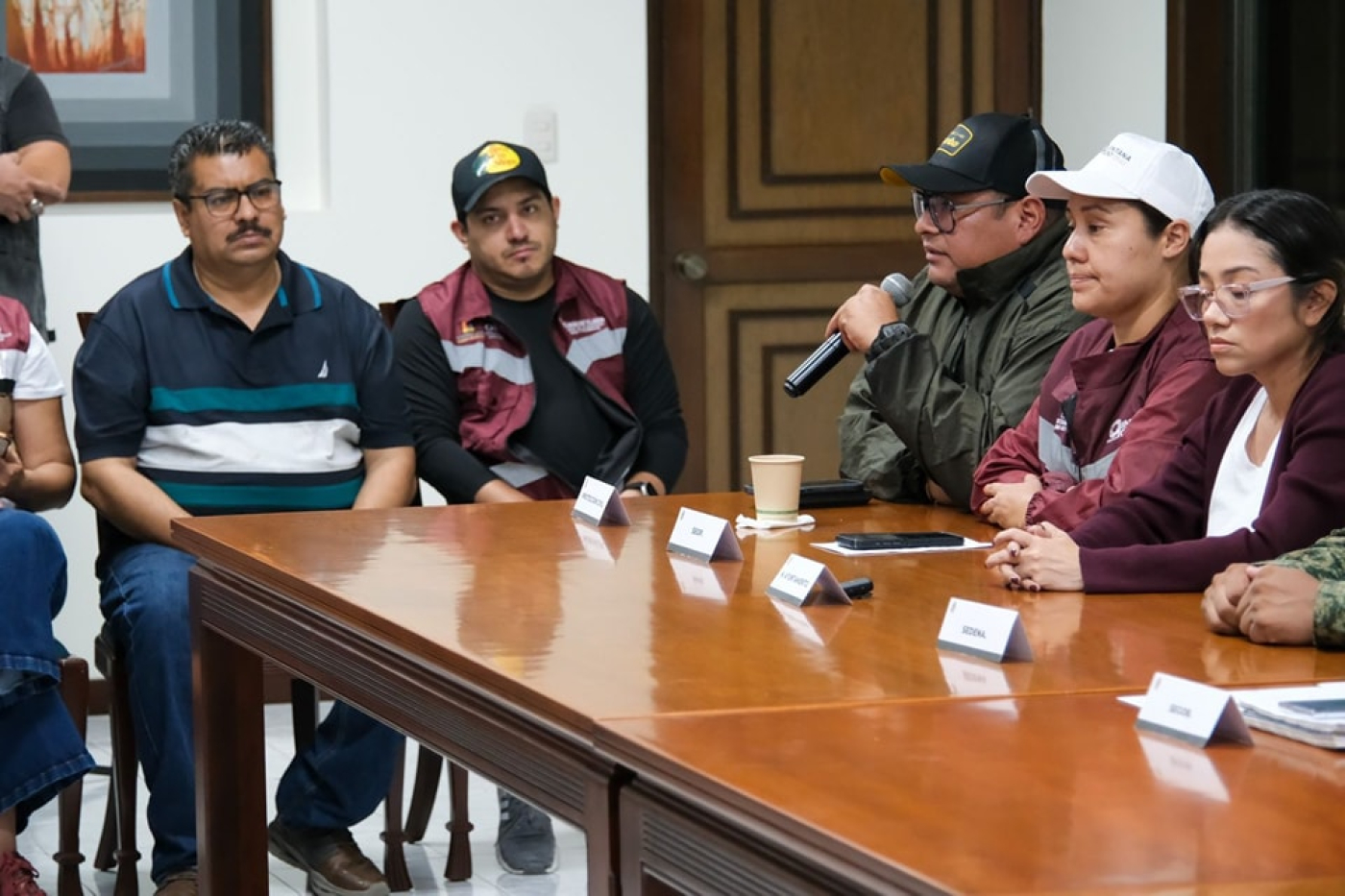 Informa Gobernadora Mara Lezama operativo implementado por lluvias torrenciales en Chetumal