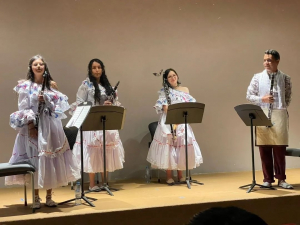 Cuarteto de clarinetes Tres más 1, de Colombia, ofrece recital en Cozumel