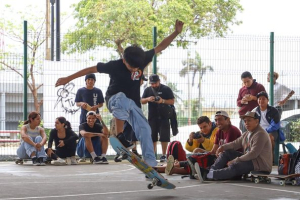 Jóvenes cozumeleños disfrutan de evento realizado en conmemoración al Día Internacional del Skate