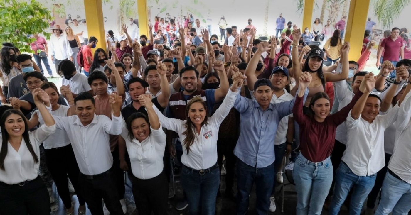 Habitantes de La Guadalupana ratifican apoyo y cariño a Mara Lezama
