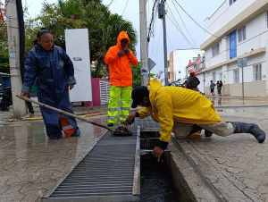 Gobierno de Isla Mujeres redobla esfuerzos en esta temporada de lluvias