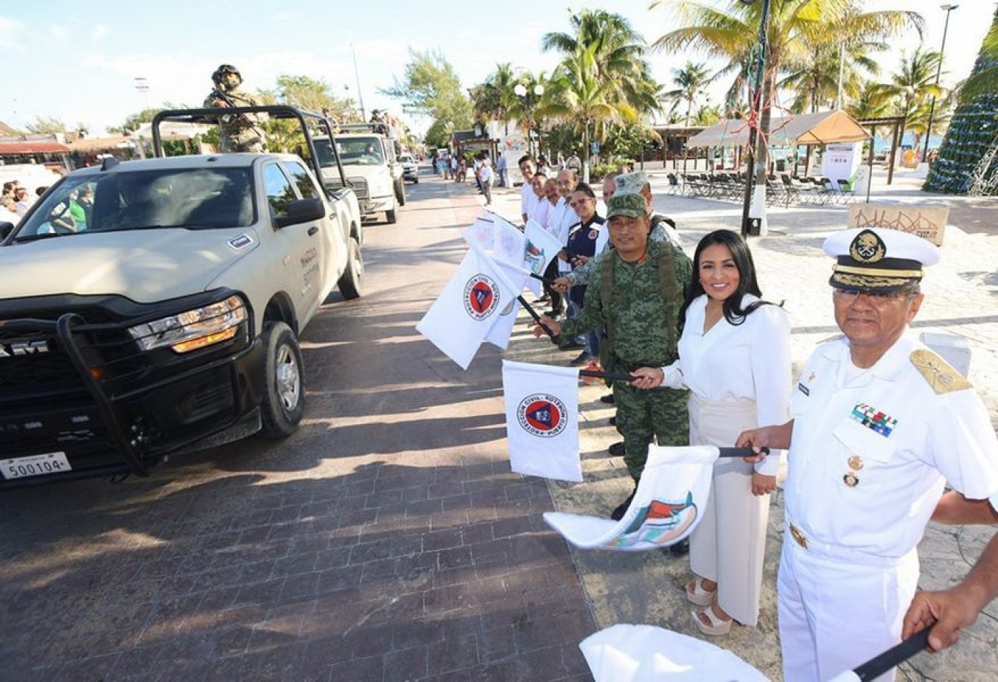 Blanca Merari da el banderazo de inicio del Operativo Vacacional “Guadalupe-Reyes”