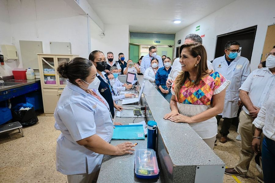 Supervisan servicios de salud en hospital de Carrillo Puerto