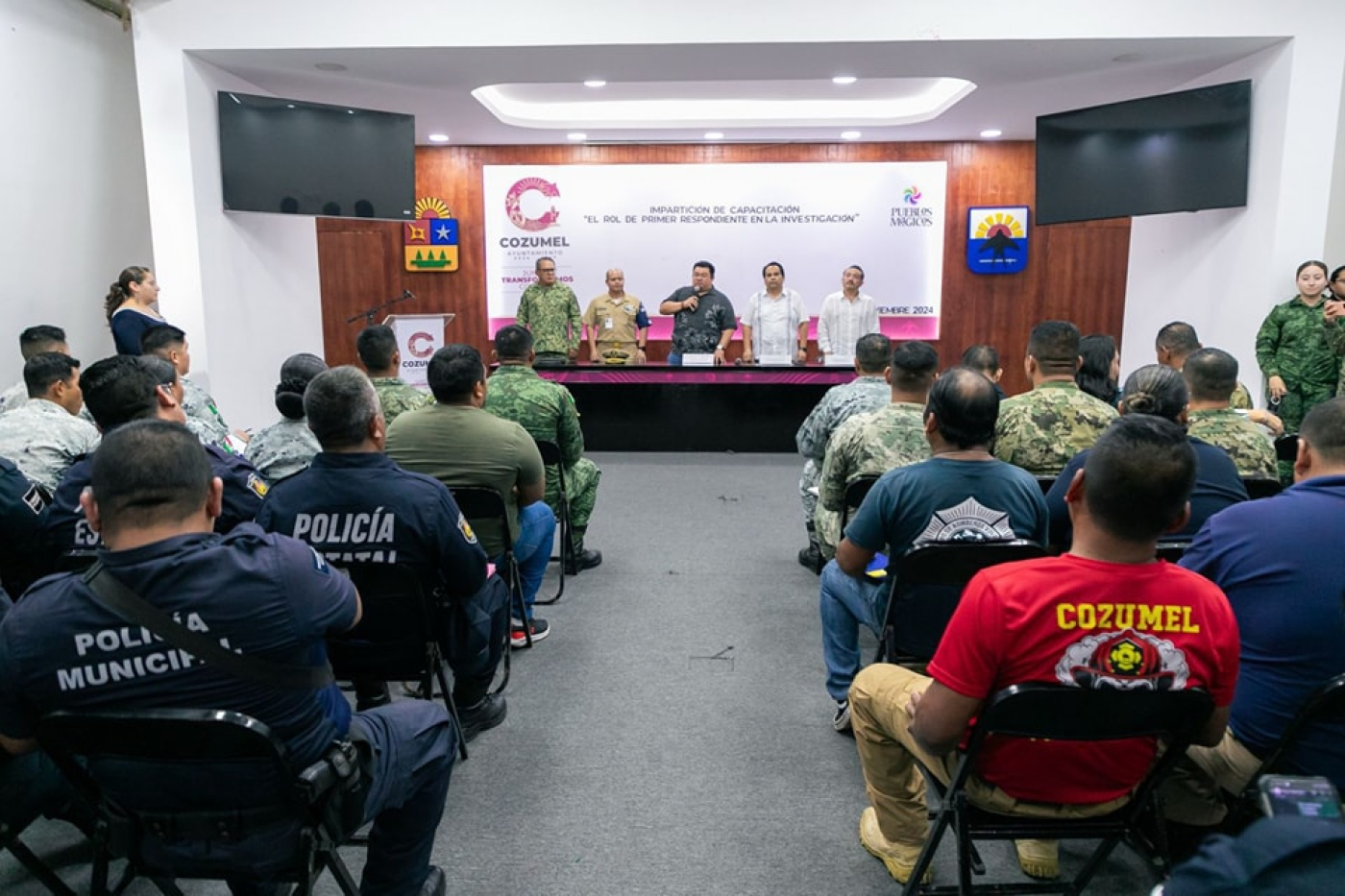 Chacón inaugura capacitación “El rol del primer respondiente en la investigación”