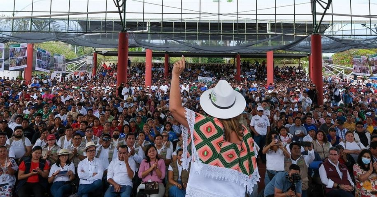 Apertura Mara Lezama el Foro Sembrando Vida