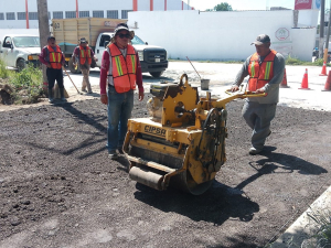 Refuerza Chacón programa de bacheo en Cozumel