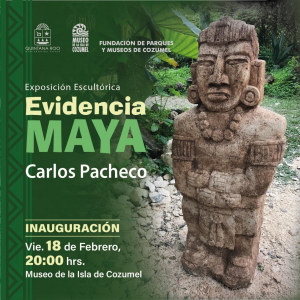 La FPMC invita a la exposición escultórica  “Evidencia maya”