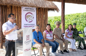 Juanita Alonso inaugura instalaciones del campamento tortuguero “San Martín”