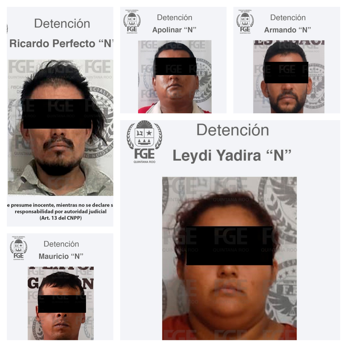 Detienen a cinco extorsionadores que cobraban ‘derecho de piso’ semanalmente en Puerto Morelos