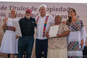 Les cumplimos Presidente, hoy saldamos una deuda con miles de familias solidarenses: Mara Lezama