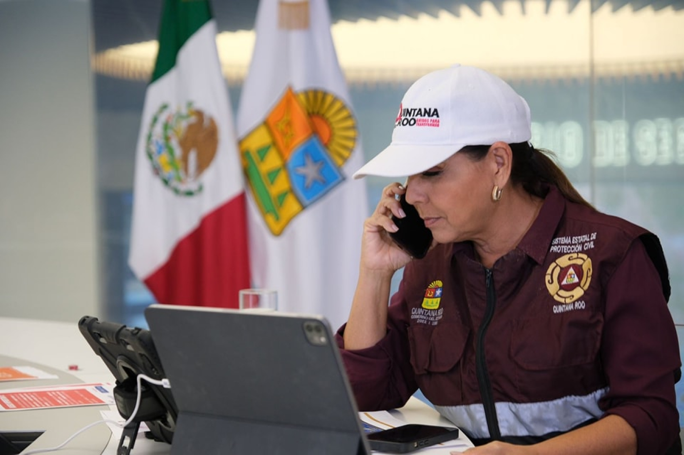 Anuncia Mara Lezama suspensión de clases en la zona norte, este martes, por paso de “Milton”