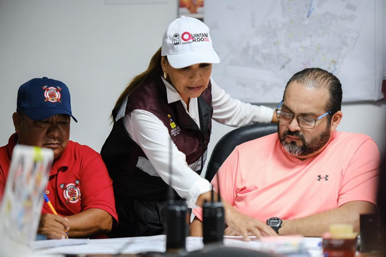 Mara Lezama da reporte y actualización sobre las condiciones climatológicas en Quintana Roo