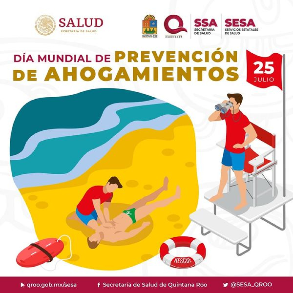 SESA recomienda prevenir accidentes en temporada vacacional