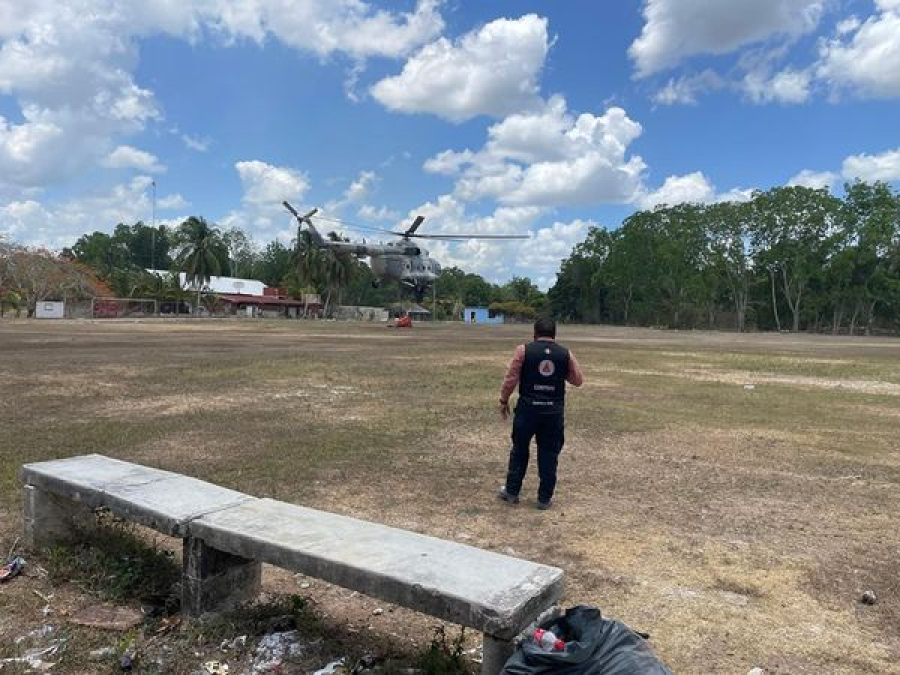 CONAFOR y Protección Civil contienen y controlan incendio de más de 650 hectáreas en Bacalar