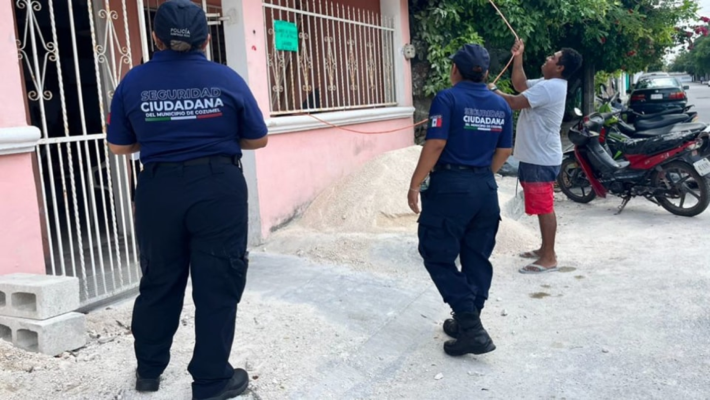 Policía de proximidad social inició con recorridos pie tierra en las colonias de la isla