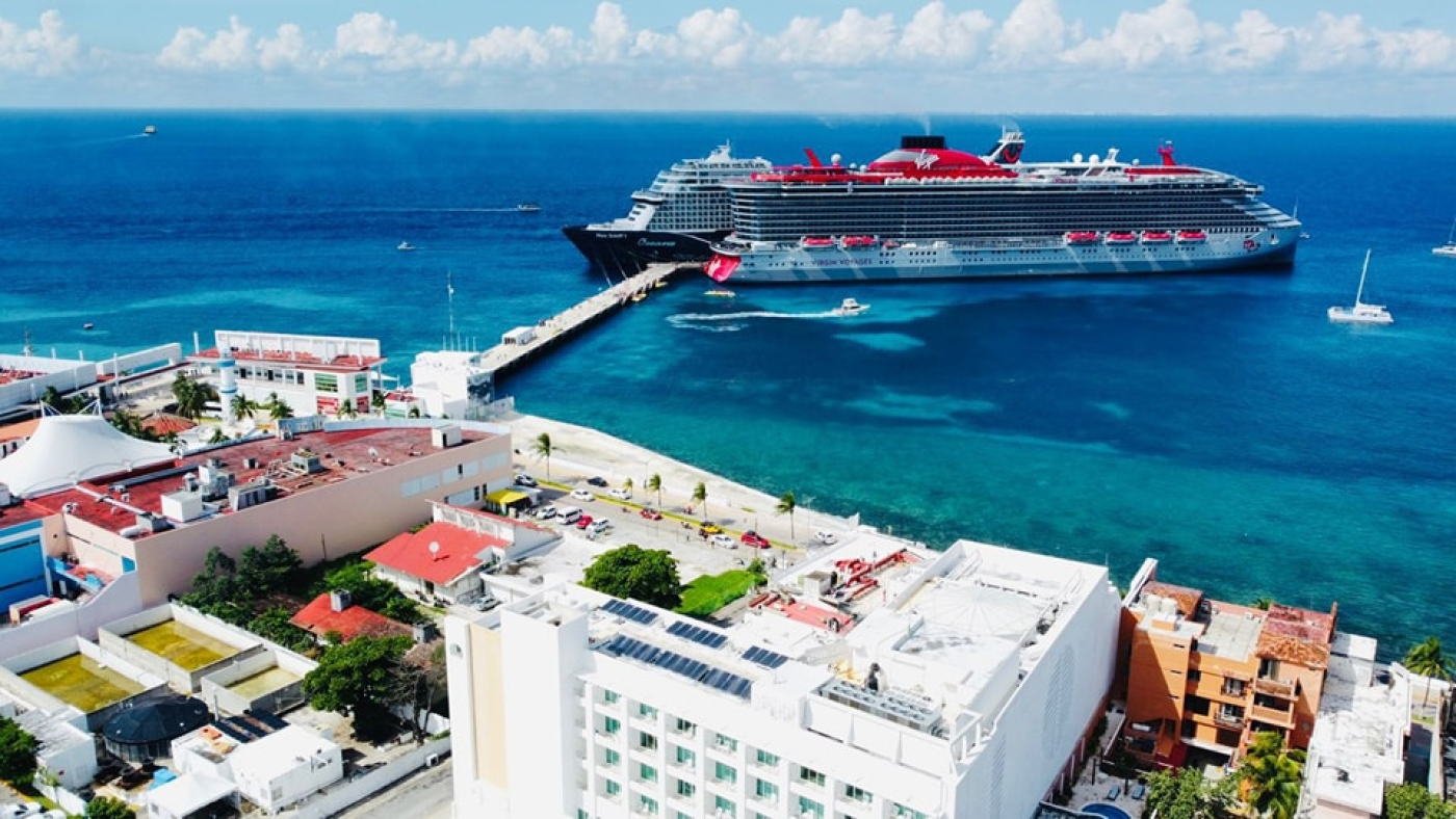 Resilient Lady, crucero de la naviera Virgin, se estrena en Cozumel