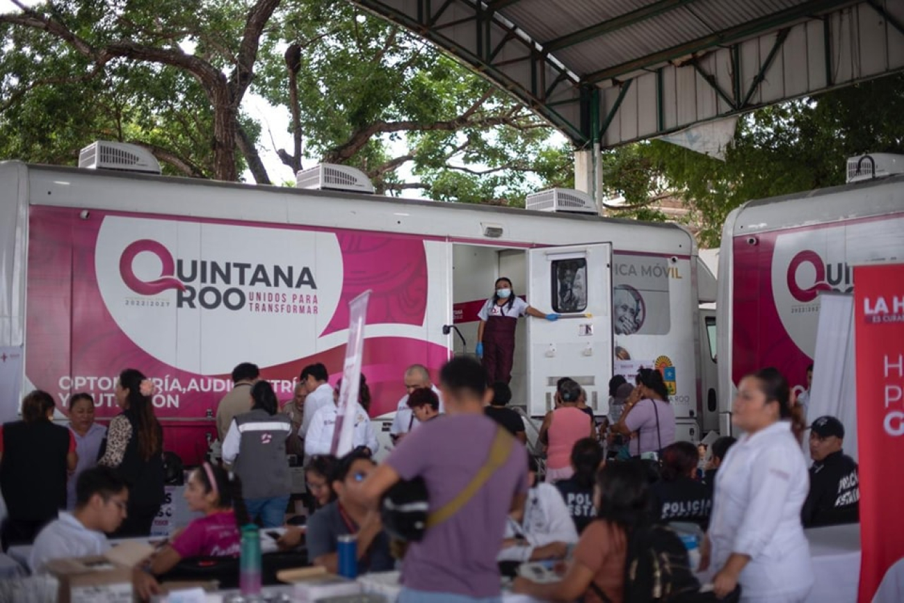 Lleva Mara Lezama “Salud para Todos” a bordo de Caravanas Médicas Móviles