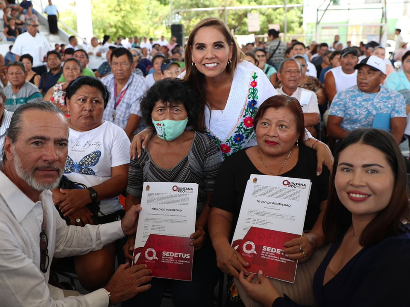 Mara Lezama da certeza jurídica a familias quintanarroenses