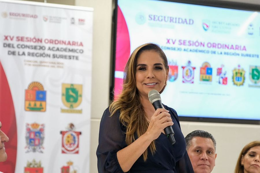 Inaugura Mara Lezama sesión ordinaria del Consejo Académico de Formación Policial