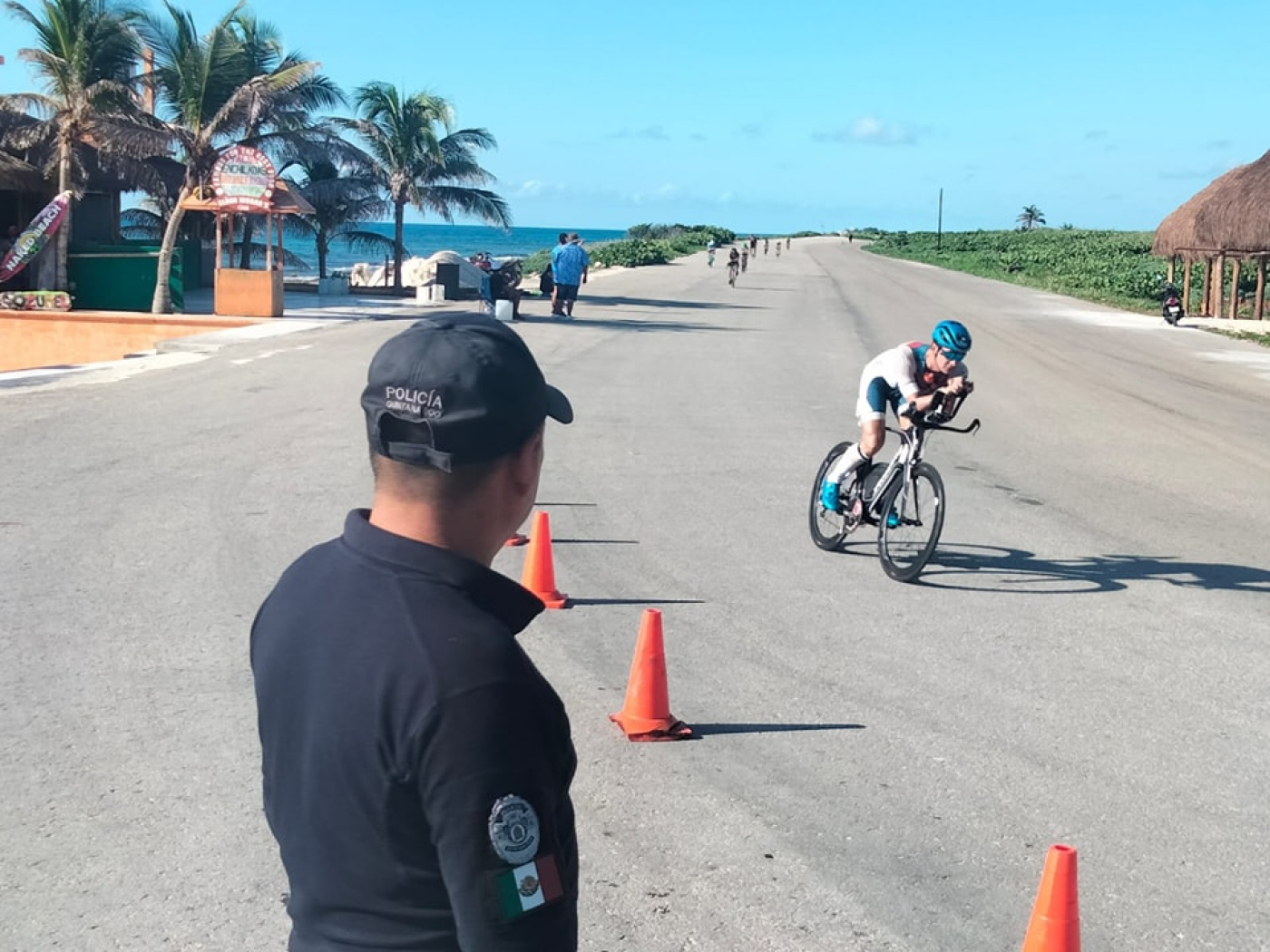 Policía Municipal reporta saldo blanco durante el Mazda IROMNAN 70.3 Cozumel