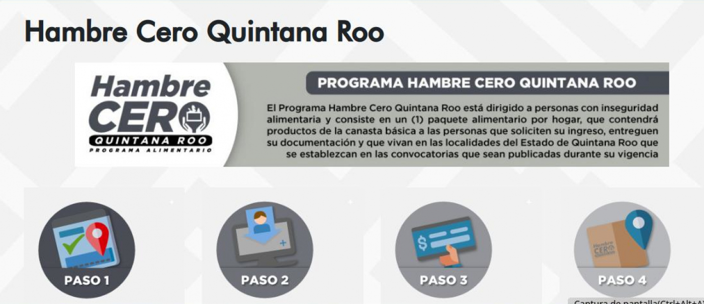 Este viernes concluye registro para “Hambre cero”