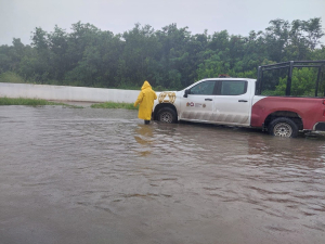 La COEPROC refuerza acciones ante las lluvias en el sur del estado por la Tormenta Tropical Sara