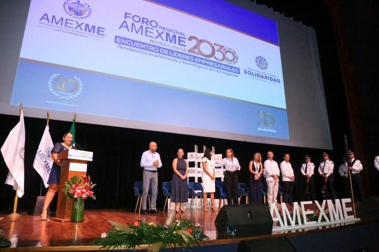 Inaugura Lili Campos foro regional Amexme 2030