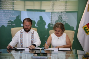 Firman convenio por la excelencia SECOES y Poder Judicial de Quintana Roo