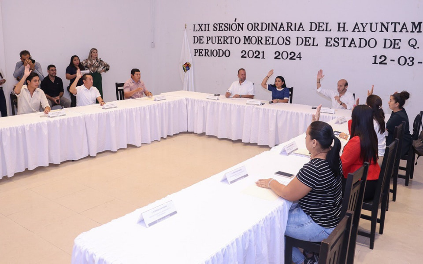 Rinden protesta tres  nuevos integrantes del Cabildo de Puerto Morelos