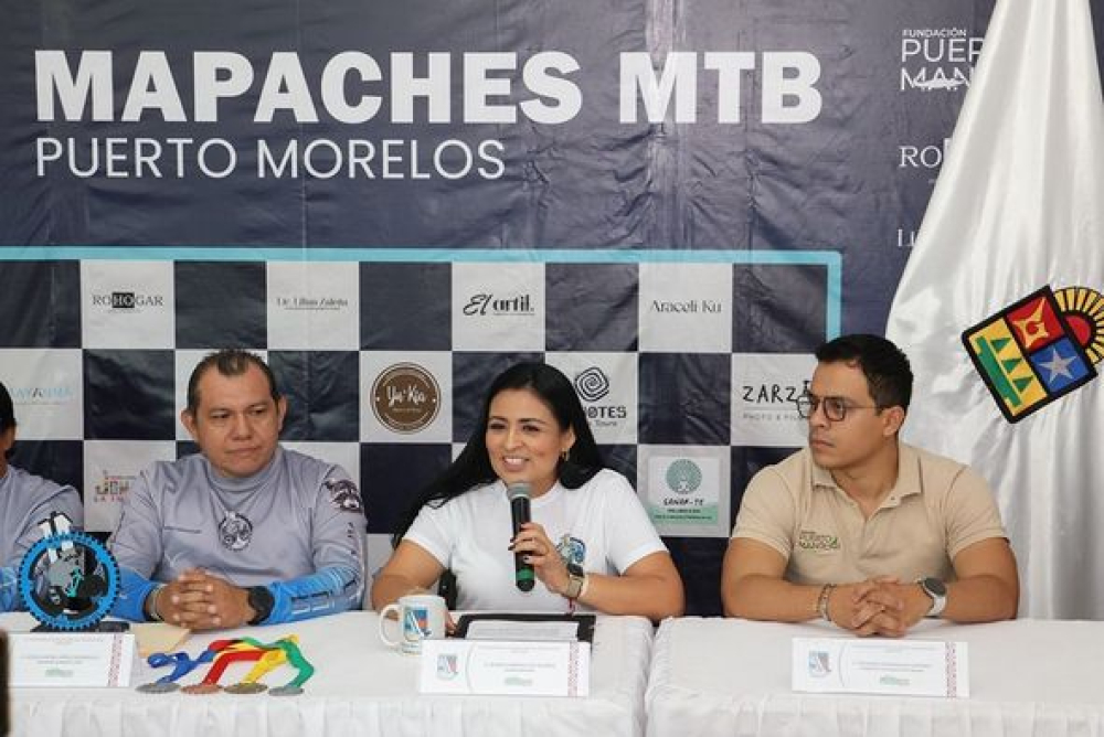 Puerto Morelos, sede de una competencia ciclista a campo traviesa