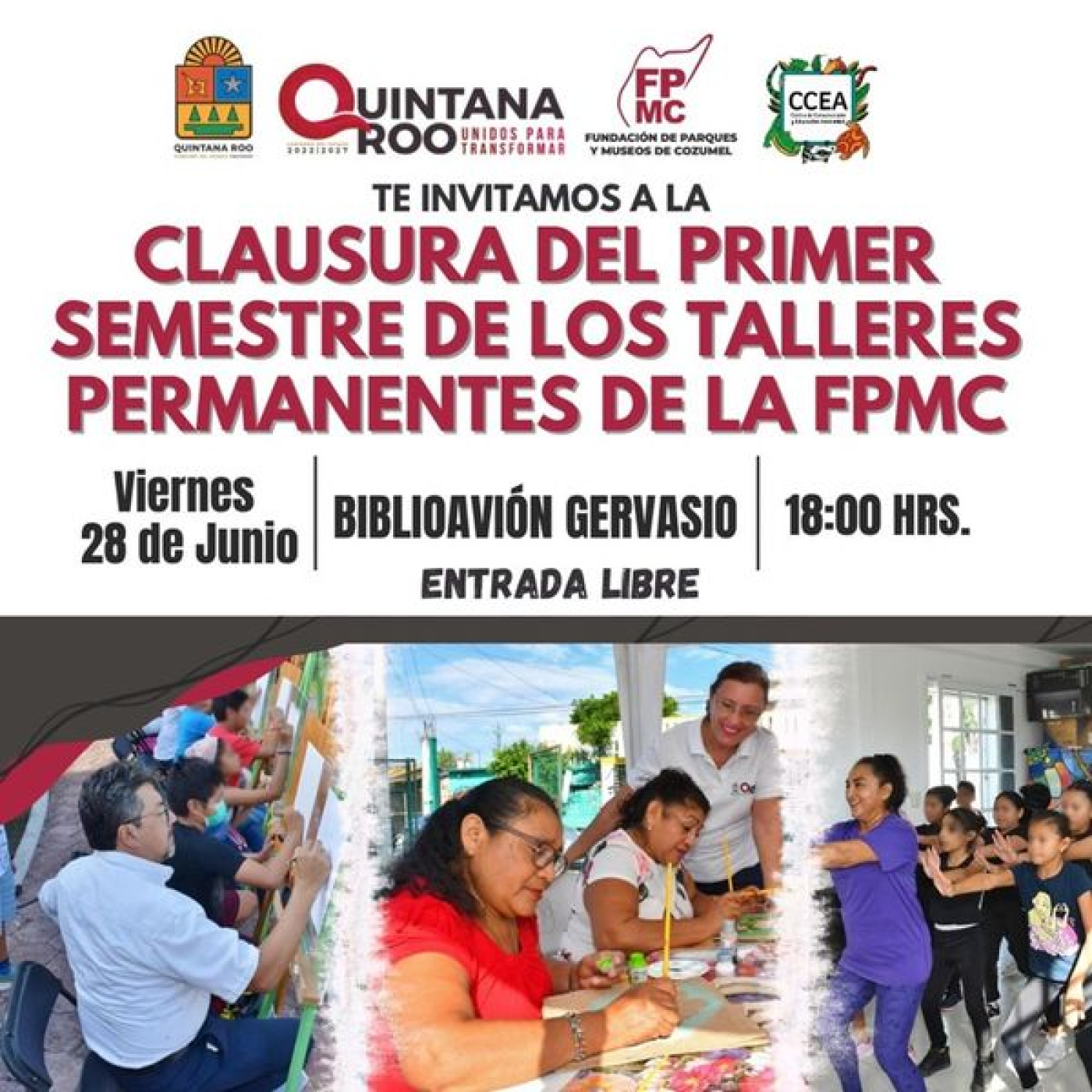 La Fundación de Parques y Museos invita a la Clausura de los Talleres Permanentes