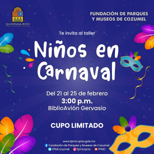 La FPMC invita a niños y niñas a participar en el programa  “Niños en carnaval” 