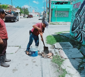 Gobierno de Juanita Alonso realiza limpieza de rejillas  pluviales de manera preventiva